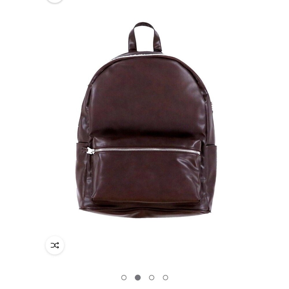 Steve Madden bag Core Faux-Leather Dome Backpack, Brown Brown Leather  Pack